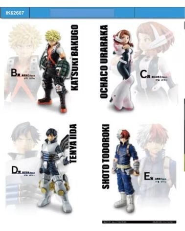 ICHIBAN KUJI banpresto my hero academia mate lote 80 articulos
