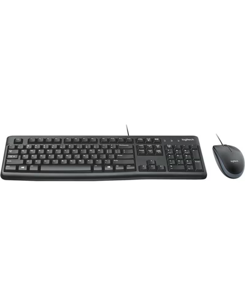 LOGITECH Teclado mouse mk120 optico usb 2 0 negro ingles uk