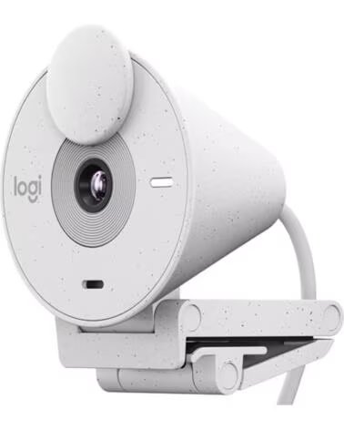 LOGITECH Webcam brio 300 blanco crudo full hd - usb tipo c