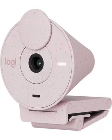 LOGITECH Webcam brio 300 rosado full hd - usb tipo c