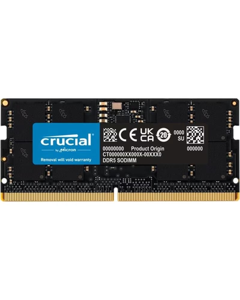 CRUCIAL Memoria ram ddr5 16gb - sodimm - 5600mhz - pc5 44800 - cl46 - 1 1v
