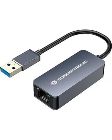 CONCEPTRONIC Adaptador usb 3 0 a rj45 macho - hembra