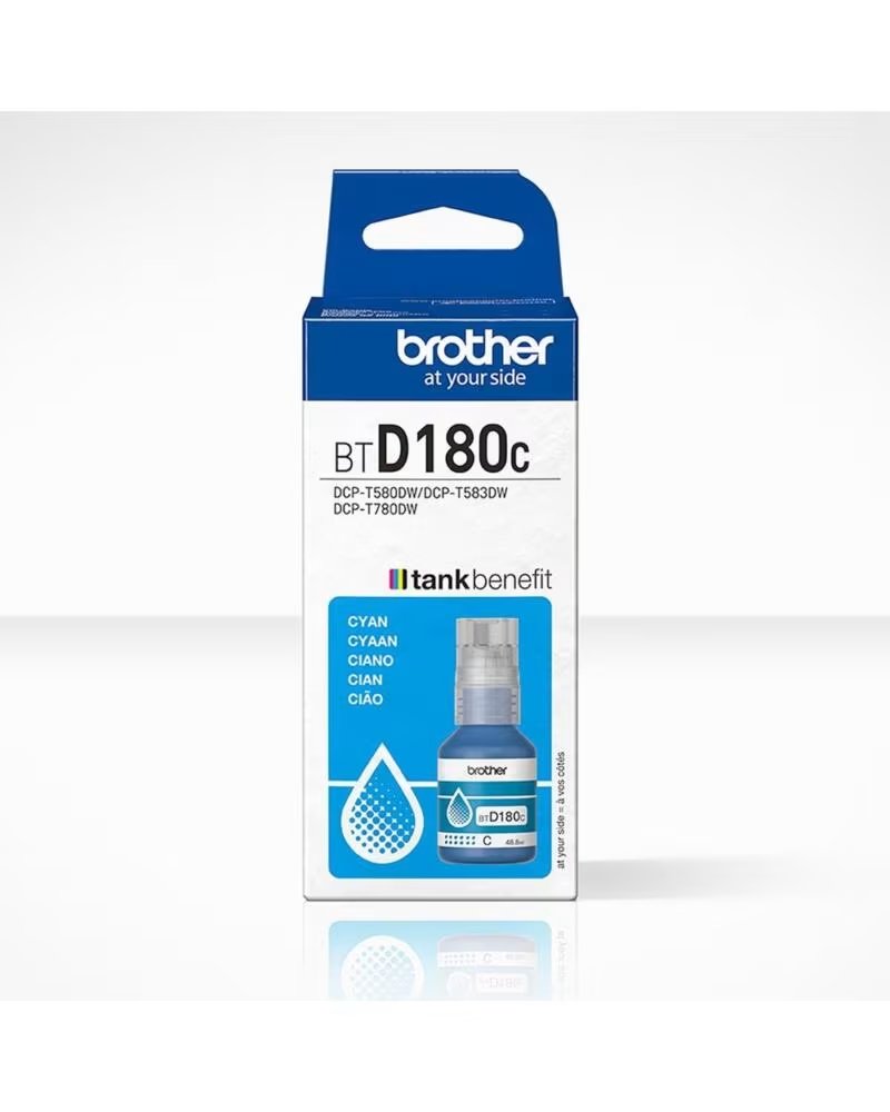 BROTHER Botella tinta btd180c cian 5000 paginas