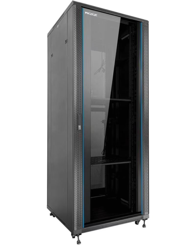 PHASAK Armario rack de suelo 19 pulgadas pro 37u 600x800 pho 6837