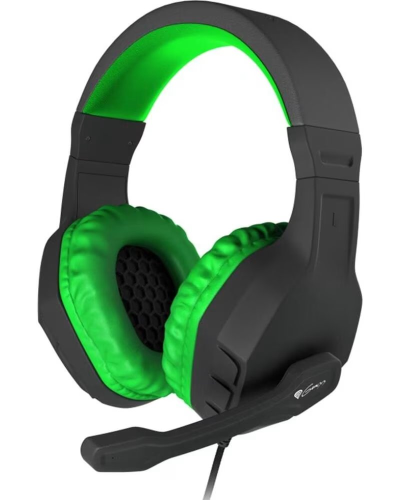 GENESIS Auriculares gaming argon 200 mini jack verdes