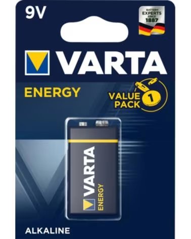 VARTA Blister pilas alcalina energy 6lr61 9v