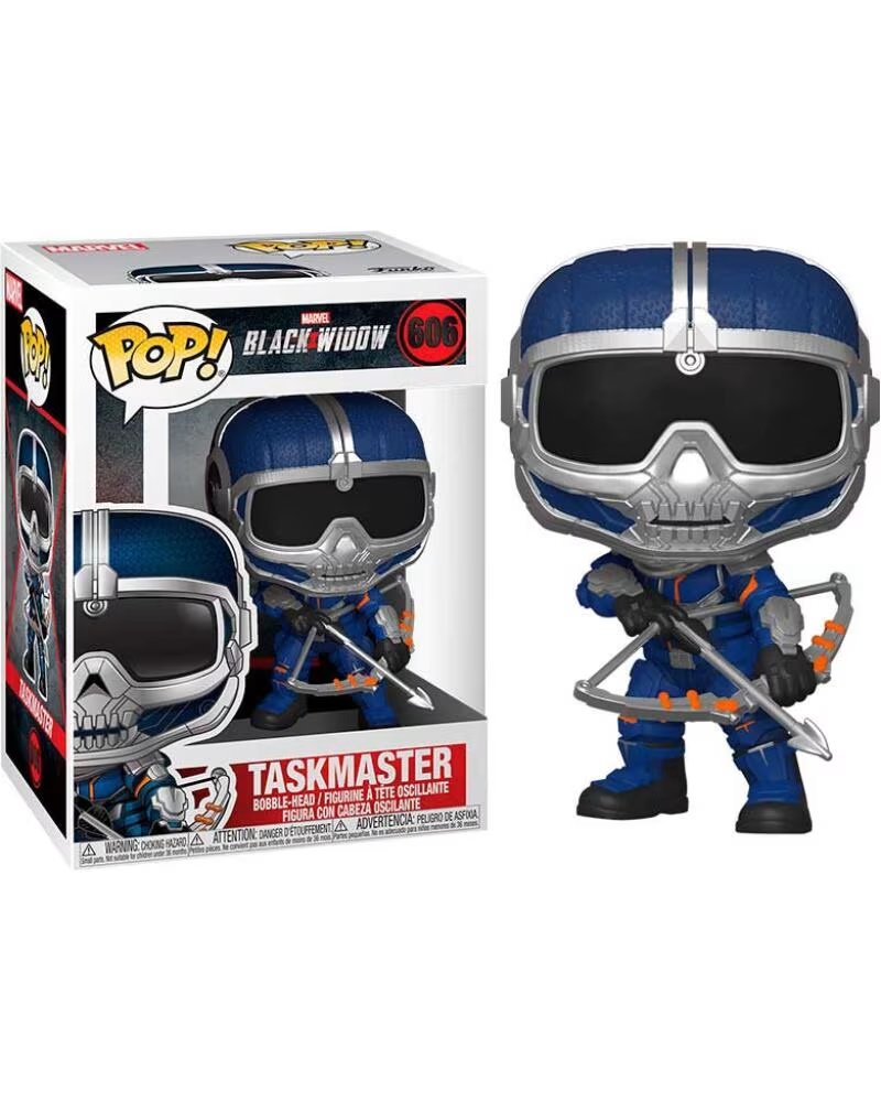 FUNKO pop marvel viuda negra taskmaster con arco 46685