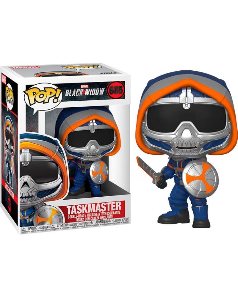 FUNKO pop marvel viuda negra taskmaster escudo y espada 46684