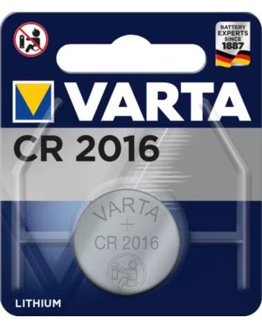 VARTA Blister pilas litio boton cr 2016 3v