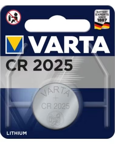 VARTA Blister pilas litio boton cr - 2025 3v 170mah