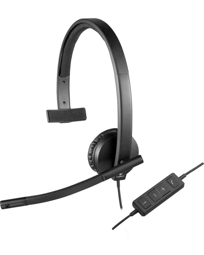 LOGITECH Auriculares h570e con microfono headset mono