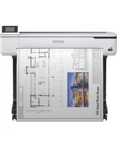 EPSON Plotter surecolor sc - t5100 a0 36 pulgadas - 2400ppp - 1gb - usb - red - wifi - wifi direct - pedestal