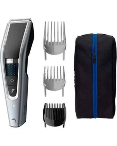 PHILIPS Cortapelos hairclipper 5000 hc5630 - 15 28 ajustes - 3 peines - 90m autonomia - lavable - funda tela