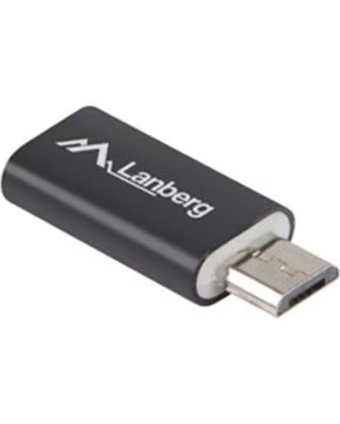 LANBERG Adaptador usb 2 0 usb tipo c f - micro - b macho negro