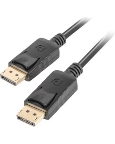 LANBERG Cable displayport macho macho 4k negro 1 8m