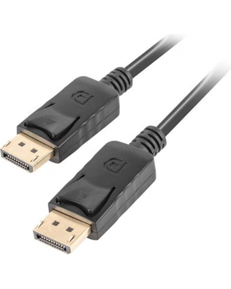 LANBERG Cable displayport macho macho 4k negro 1 8m