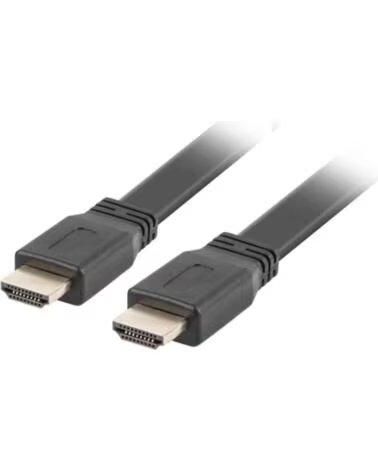 LANBERG Cable hdmi macho - macho v2 0 4k plano 1m negro