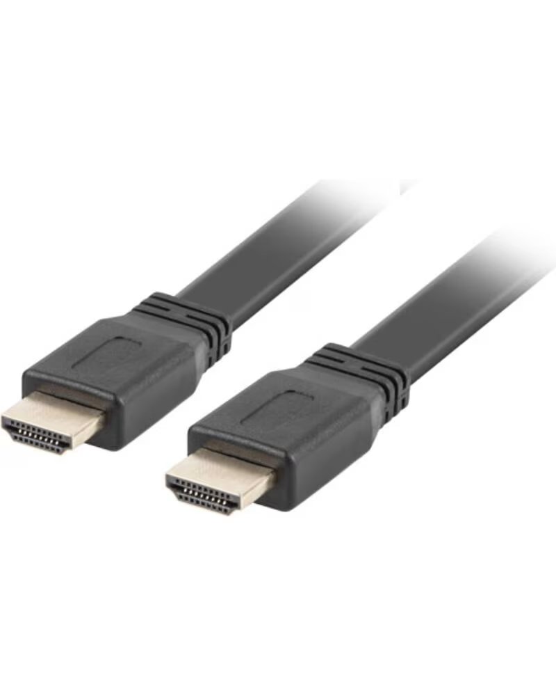LANBERG Cable hdmi macho - macho v2 0 4k plano 1m negro