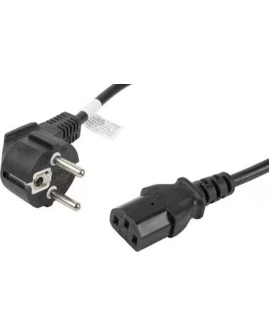 LANBERG Cable de alimentacion schuko cee 7 - 7 a iec320 c13 1 8m