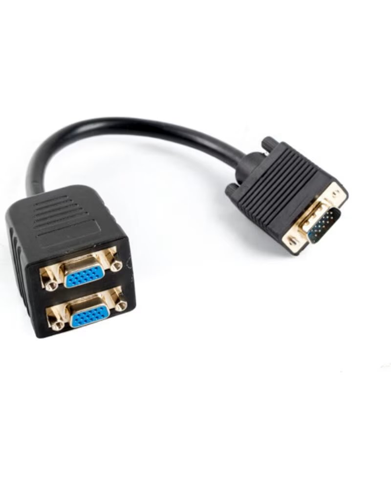 LANBERG Adaptador vga - vga x2 20cm