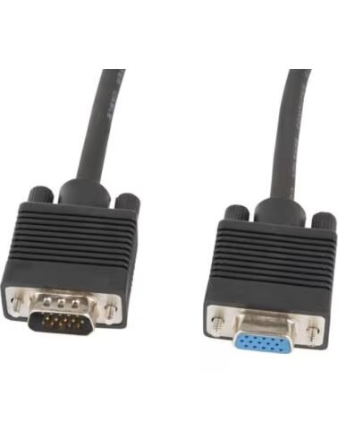 LANBERG Cable vga macho hembra ferrita negro 1 8 m