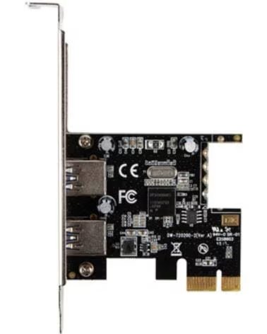 LANBERG Tarjeta pci express 2x usb 3 1 gen1 hembra low profile bracket