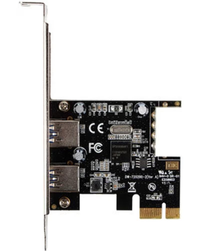LANBERG Tarjeta pci express 2x usb 3 1 gen1 hembra low profile bracket