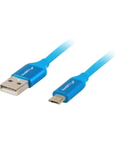 LANBERG Cable usb 2 0 macho - micro usb macho quick charge 3 0 1m azul