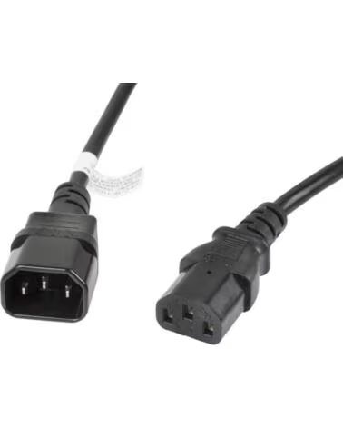 LANBERG Cable alargador alimentacion cpu iec320 c13 h - iec320 c14 m vde 3m