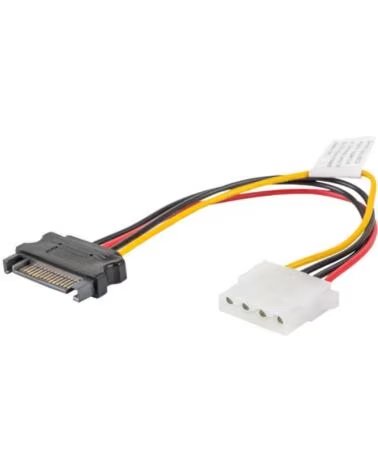 LANBERG Cable alimentacion molex hembra - sata macho 15cm