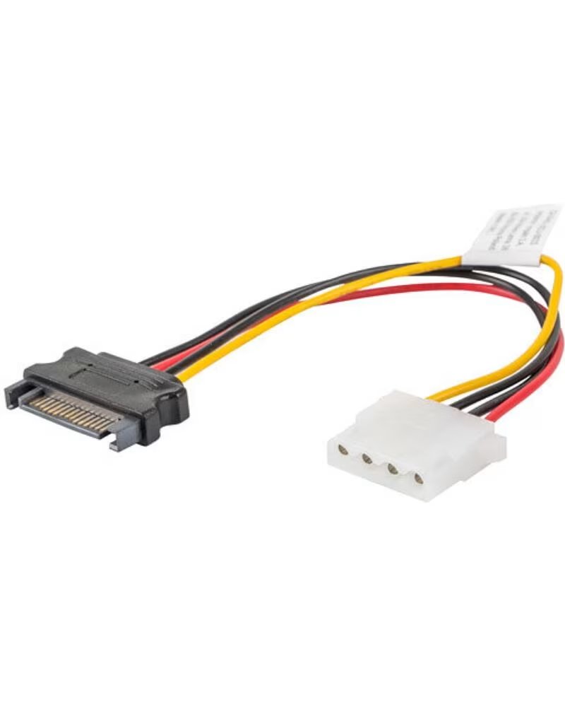LANBERG Cable alimentacion molex hembra - sata macho 15cm