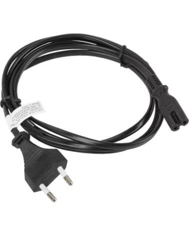 LANBERG Cable de alimentacion ocho cee 7 - 16 a iec320 c7 euro radio negro 1 8 m