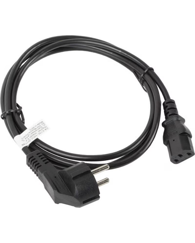 LANBERG Cable de alimentacion schuko cee 7 - 7 a iec320 c13 1 8m