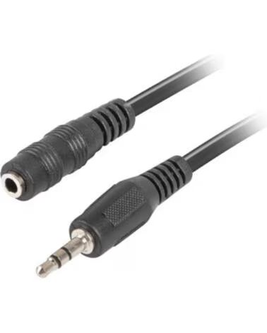 LANBERG Cable estereo jack 3 5 mm macho a jack 3 5 mm hembra negro 1 5 m
