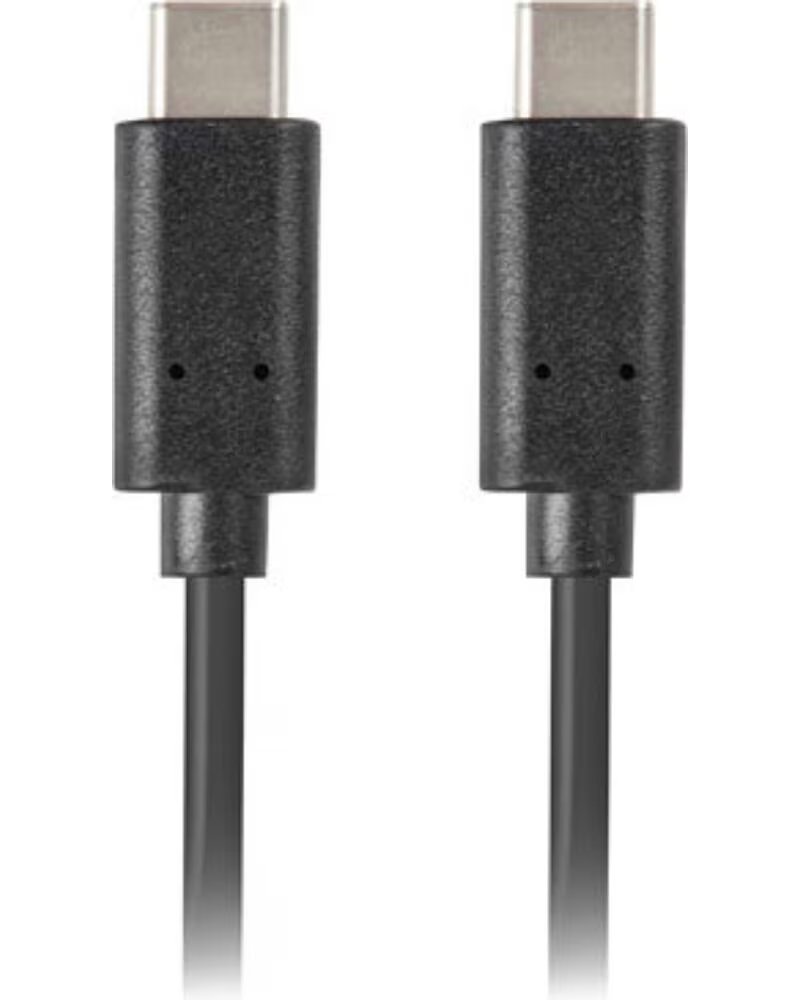 LANBERG Cable 2 0 usb tipo c macho - usb tipo c macho 0 5m negro
