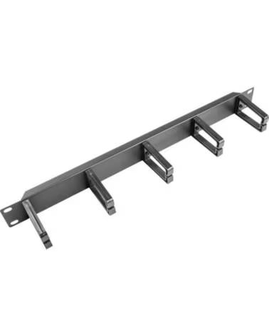 LANBERG Organizador de cables 5 anillas plastico 1u tipo b rack 19 negro
