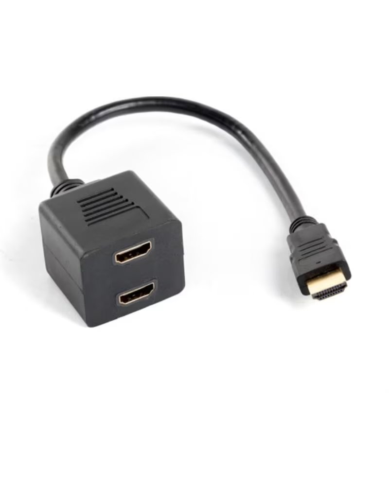 LANBERG Adaptador hdmi macho - hdmi hembra x2 splitter 20cm
