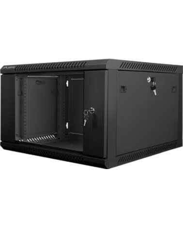 LANBERG Armario rack 6u 600x600x368 auto ensamblado 19 pulgadas hasta 60 kg negro