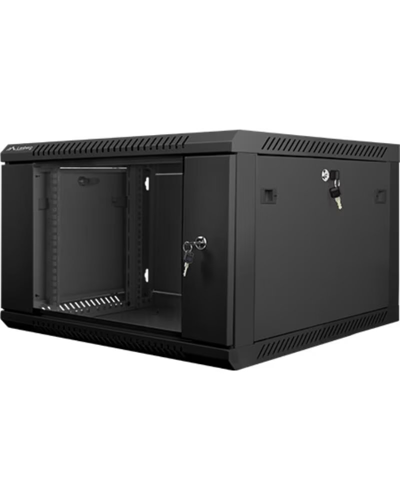 LANBERG Armario rack 6u 600x600x368 auto ensamblado 19 pulgadas hasta 60 kg negro