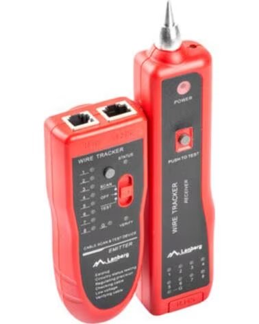 LANBERG Tester cable rastreador de pares rj - 45 rj - 12 rj - 11 coaxial