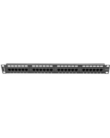 LANBERG Patch panel cat 5e utp 24 puertos 1u rack 19 negro