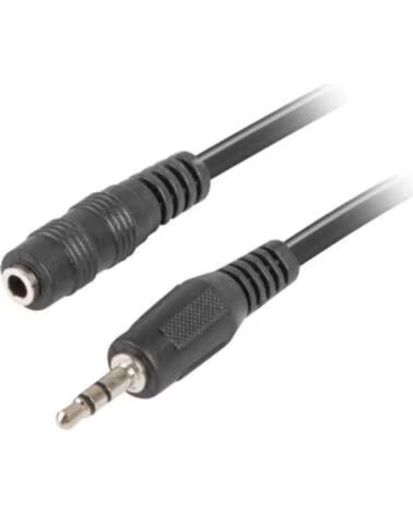 LANBERG Cable estereo jack 3 5 mm macho - jack 3 5mm hembra 3m negro