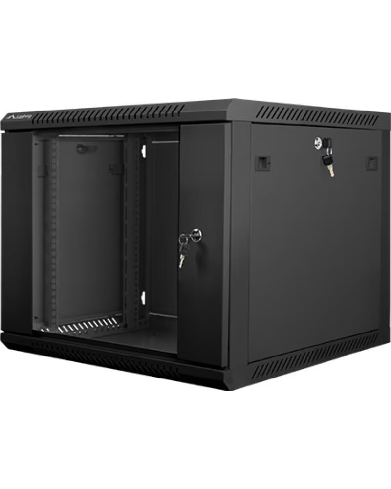LANBERG Armario rack 9u 600x600x501 auto ensamblado 19 pulgadas hasta 60 kg negro