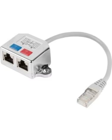 LANBERG Adaptador splitter ethernet ftp rj45 a 2x rj45