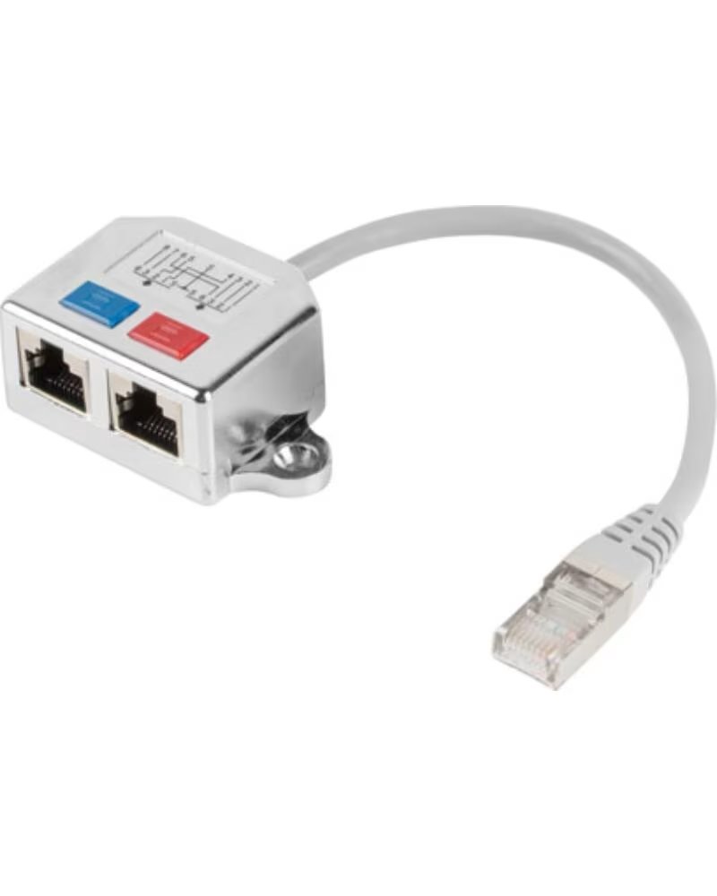 LANBERG Adaptador splitter ethernet ftp rj45 a 2x rj45