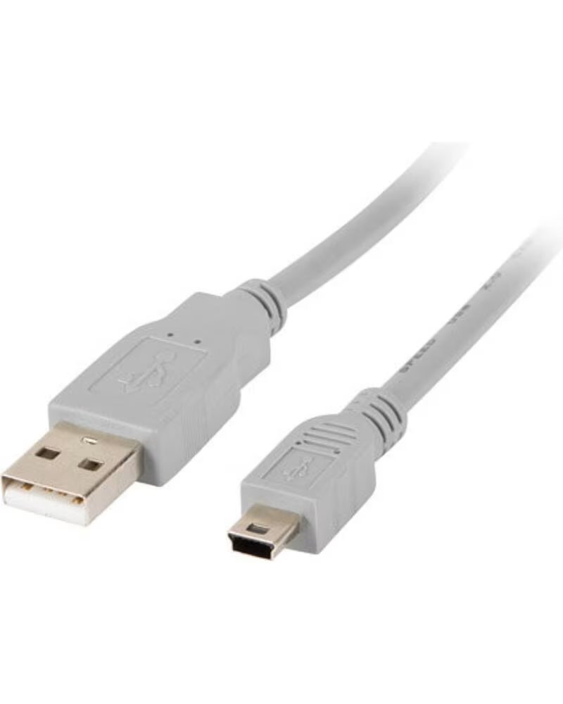 LANBERG Cable usb 2 0 macho - mini usb macho 1 8m gris