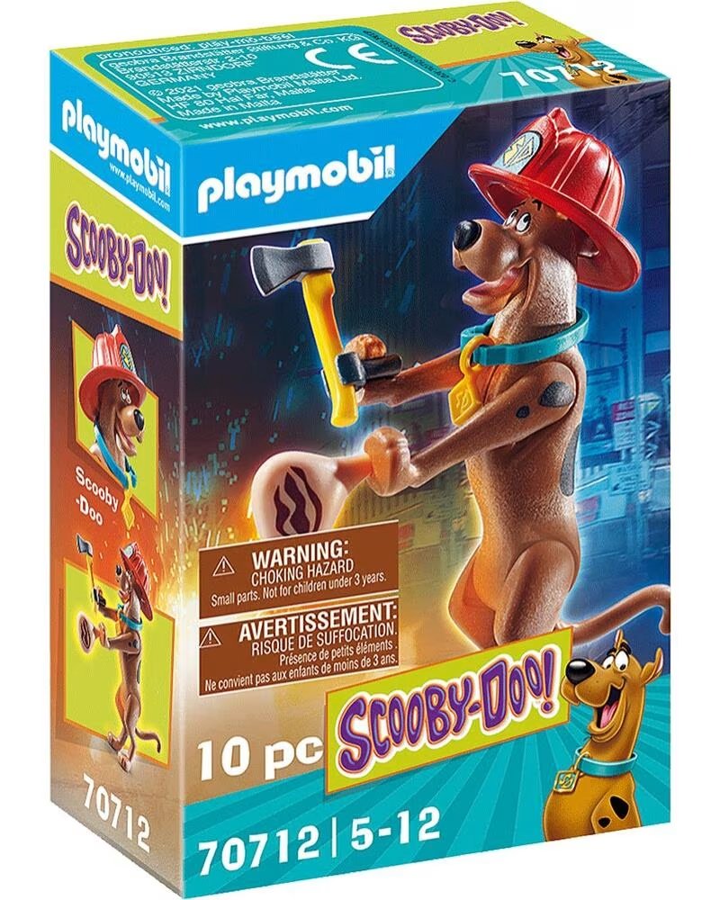 PLAYMOBIL scooby - doo figura coleccionable bombero