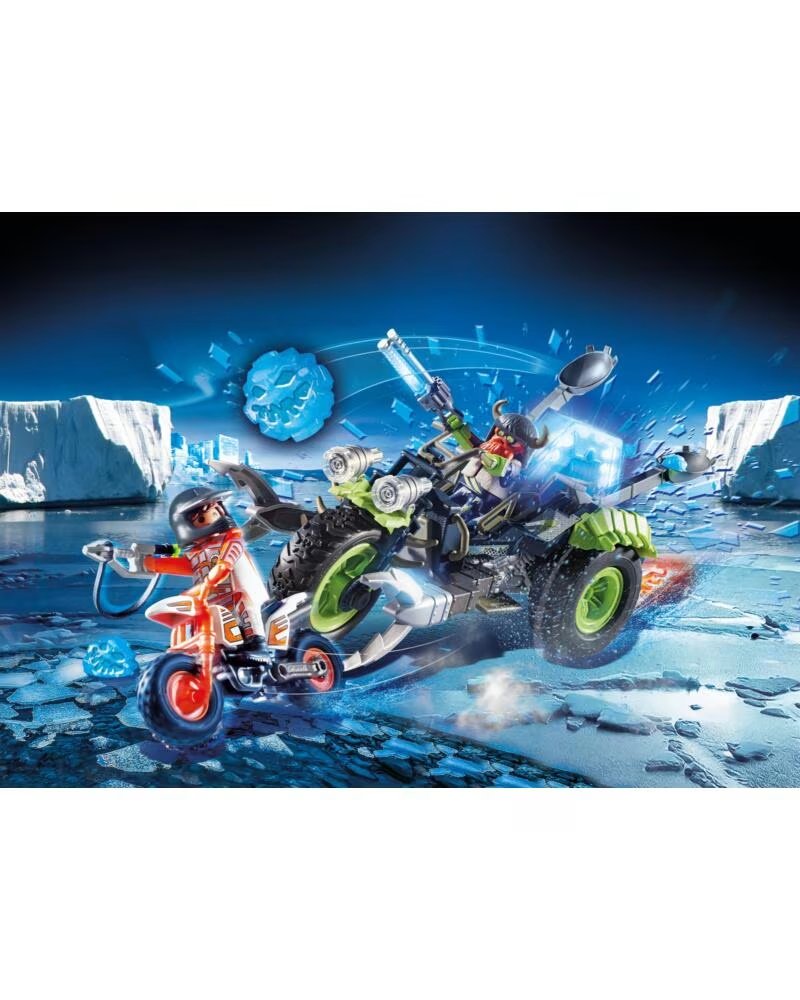 PLAYMOBIL espias rebeldes del artico triciclo de hielo