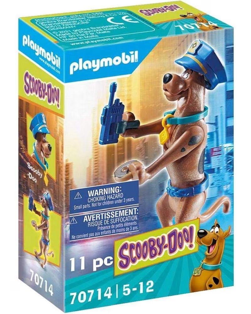 PLAYMOBIL scooby - doo figura coleccionable policia