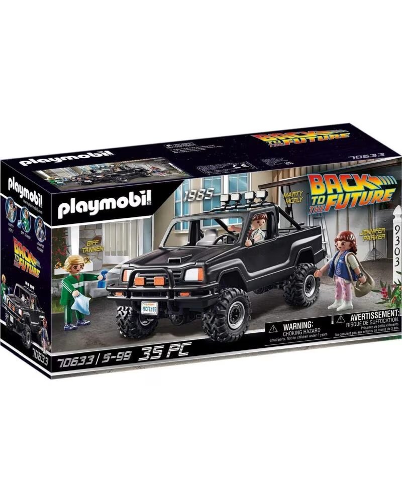 PLAYMOBIL regreso al futuro camioneta pick - up de marty